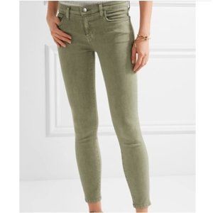 Current/Elliott Stiletto Olive Jeans
